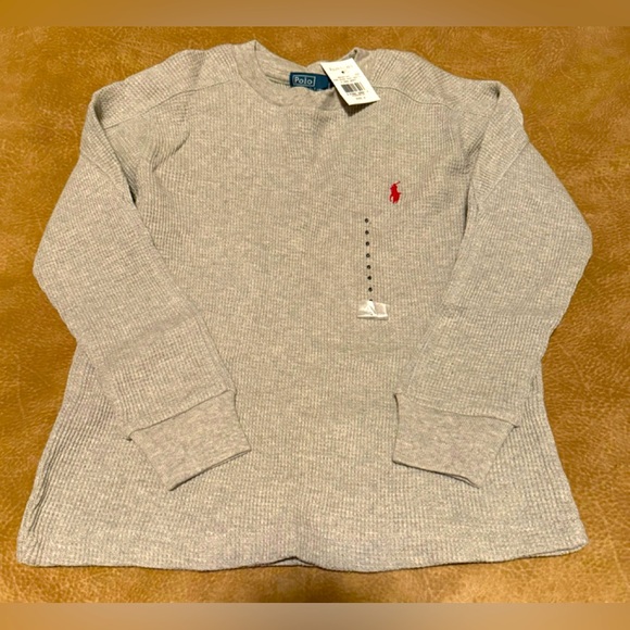 Brand New Polo Ralph Lauren Long sleeves size 6 - Gray - Picture 1 of 1